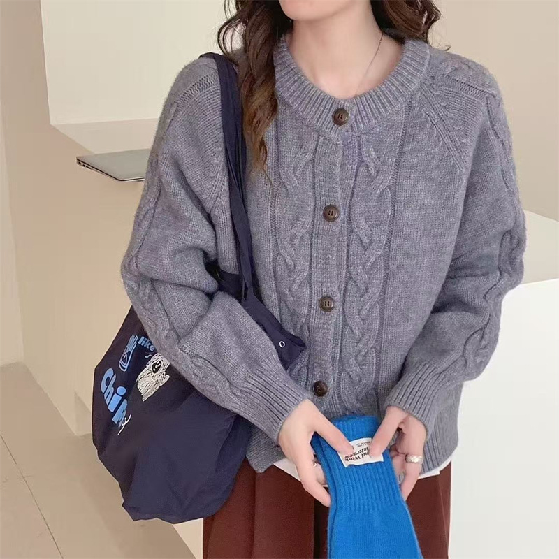 Cardigan stylé à boutons pour femme