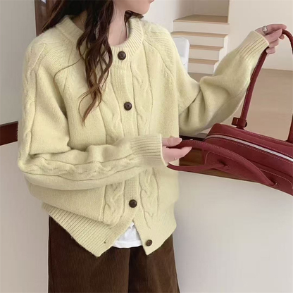 Cardigan stylé à boutons pour femme