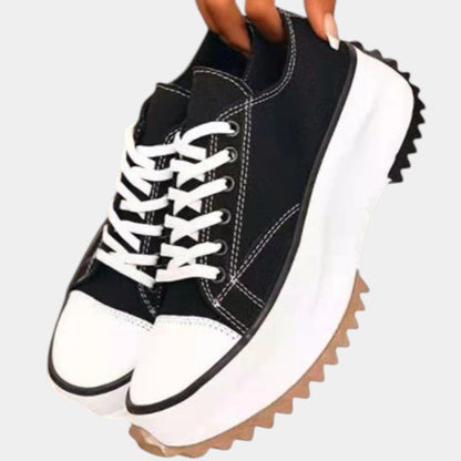 Baskets pour femme, bout rond, style moderne