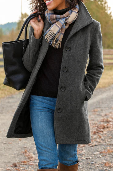 Trench-coat long élégant pour femme