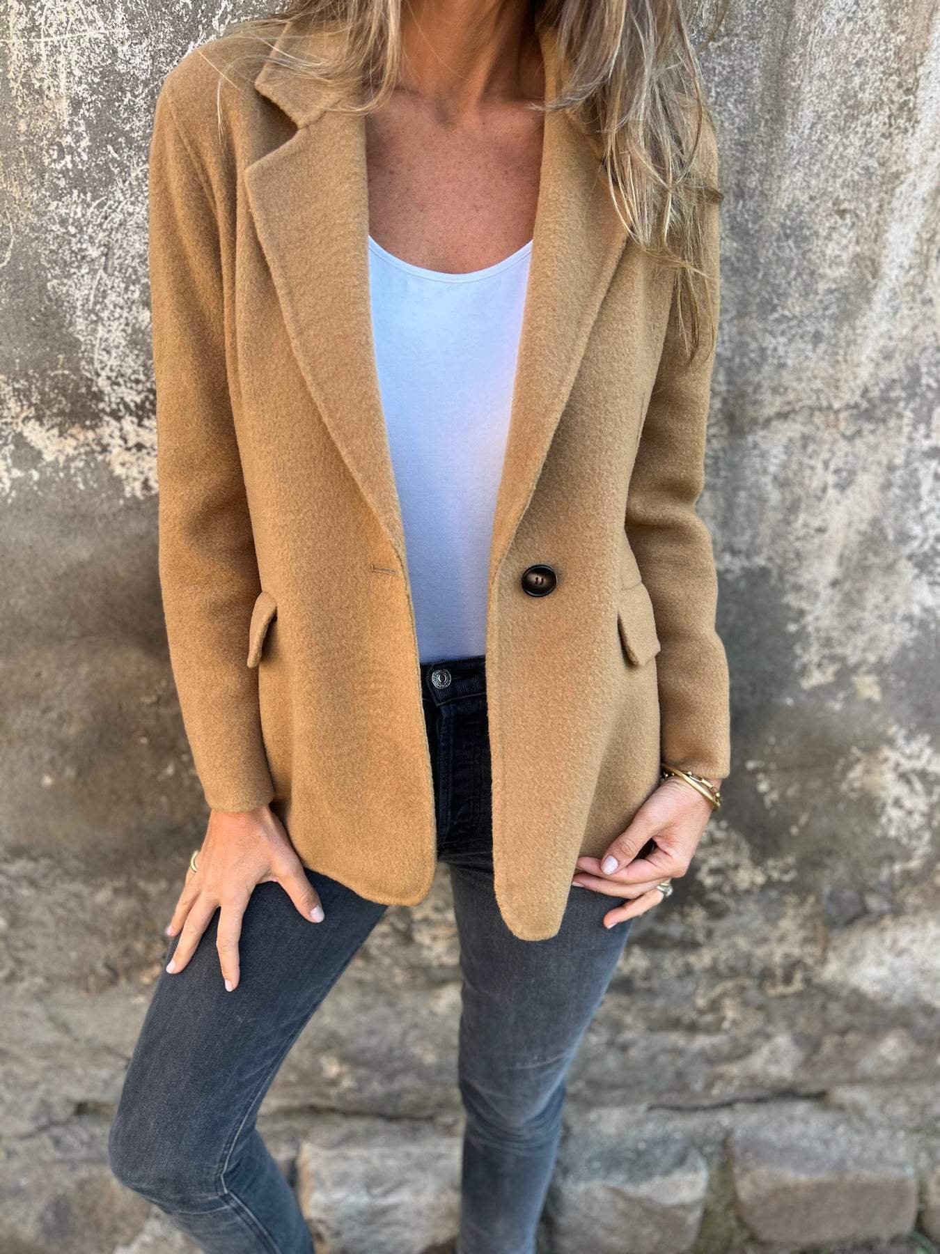 Veste élégante pour femme avec imprimé texturé