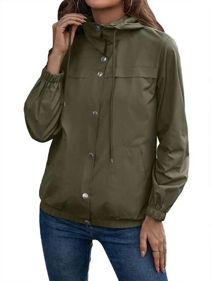 Veste à capuche femme automne hiver