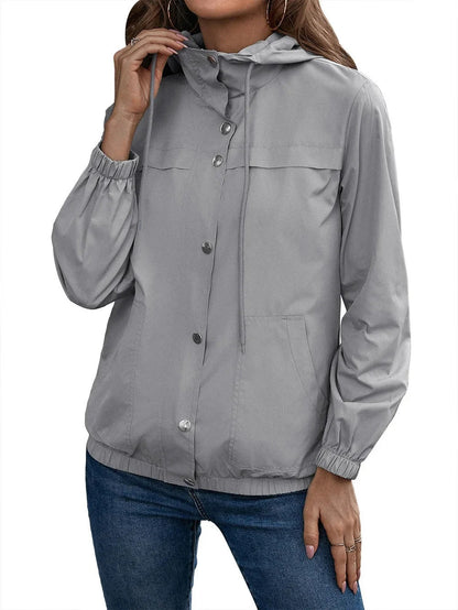 Veste à capuche femme automne hiver