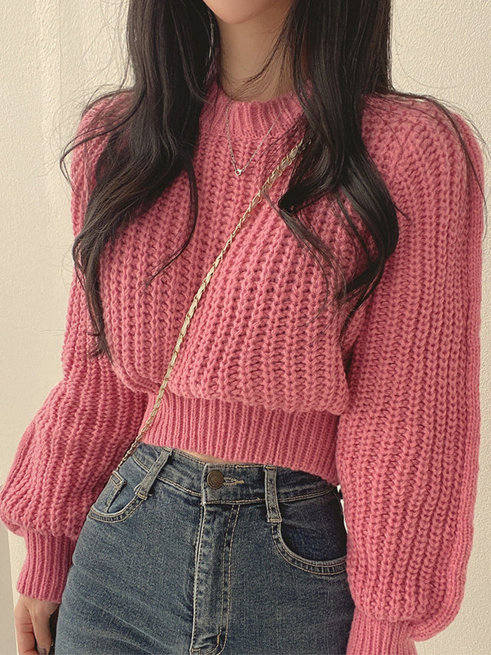 Pull en grosse maille tendance pour femme