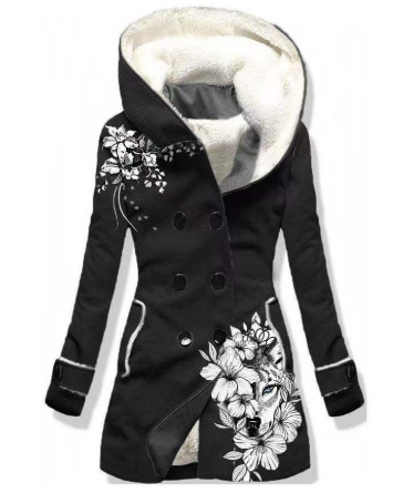 Robe d'hiver chaude élégante décontractée