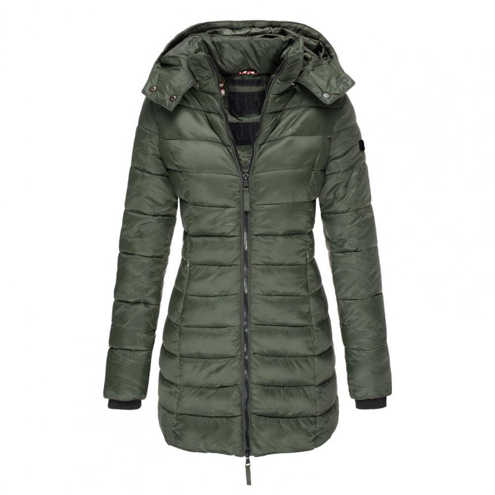 Doudoune femme coupe slim à capuche, chaleur et style