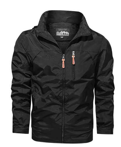Herren Winterjacke Mehrschichtig Isoliert - IdealeKleiden