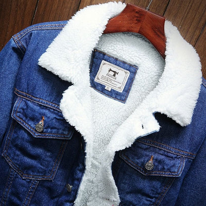 Stylische Herren Jeansjacke Modern Design - IdealeKleiden