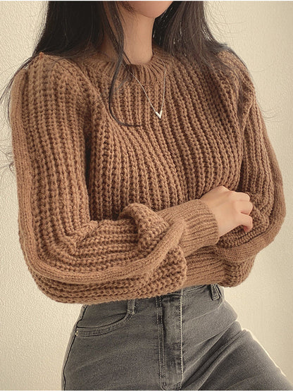 Pull en grosse maille tendance pour femme