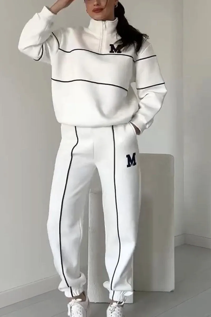 Bequeme Sportbekleidung Freizeitanzug Frauen - IdealeKleiden