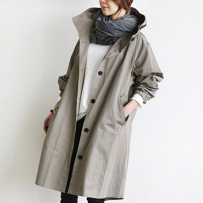 Trench-coat imperméable stylé pour femmes