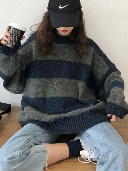 Everly - Großer Oversize Pullover Eleganz - IdealeKleiden