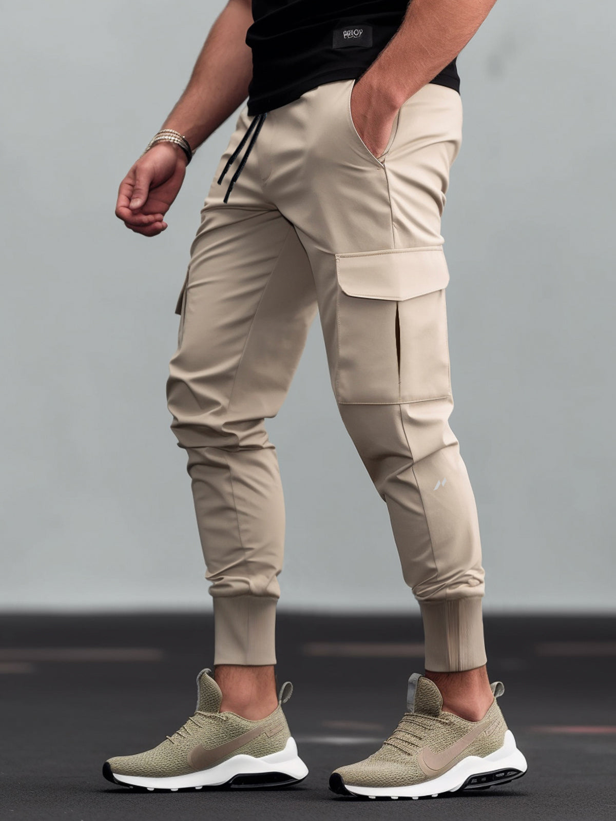 Jogger cargo homme confortables avec poches