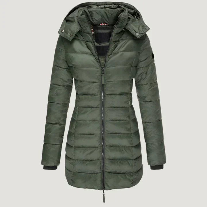 Manteau long femme chaud d'hiver