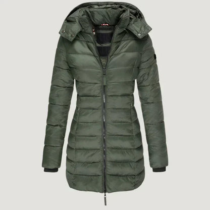 Manteau long femme chaud d'hiver