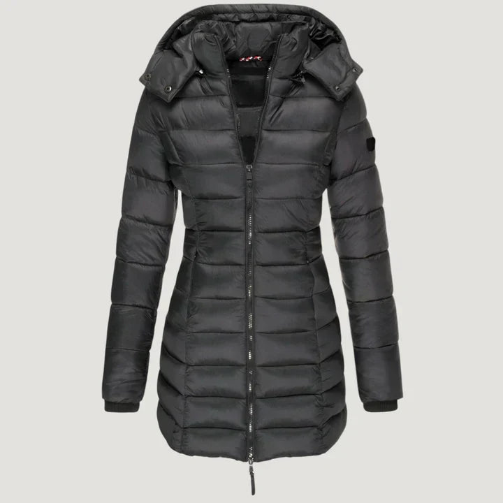 Manteau long femme chaud d'hiver