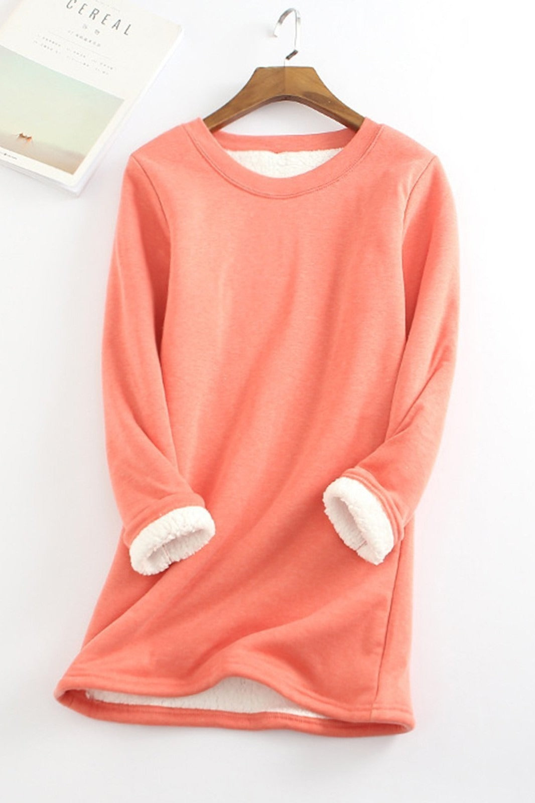 Sweatshirt Confortable Femme Coupe Ample Polaire Douce