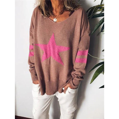 Bequeme Sweater Damen Lange Ärmel Weich - IdealeKleiden