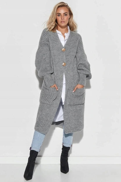 Grand gilet femme oversize long