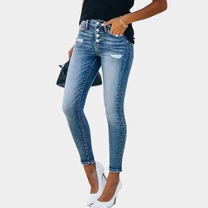 Jeans élégant pour femmes de haute qualité extensible