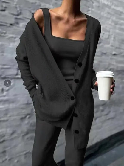 Gilet confortable mélange de laine douce