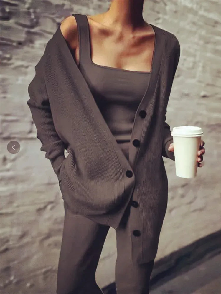 Gilet confortable mélange de laine douce