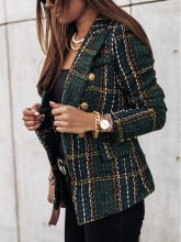 Blazer élégant femme Coupe cintrée Manches bouffantes