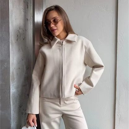 Blazer femme manches longues élégant classique