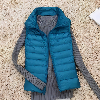 Gilet léger pour femme en duvet