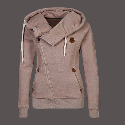 Veste à capuche unisexe asymétrique moderne
