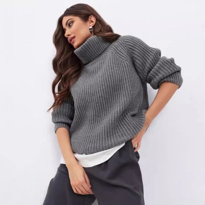 Pulls confortables pour femme Coupe décontractée Mélange de laine