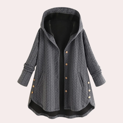 Robe à capuche Confortable Rembourrée Longueur genou