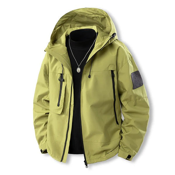 Veste extérieure imperméable Capuche Fermeture éclair