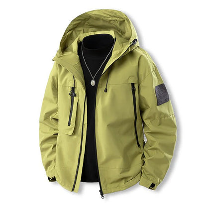 Veste extérieure imperméable Capuche Fermeture éclair