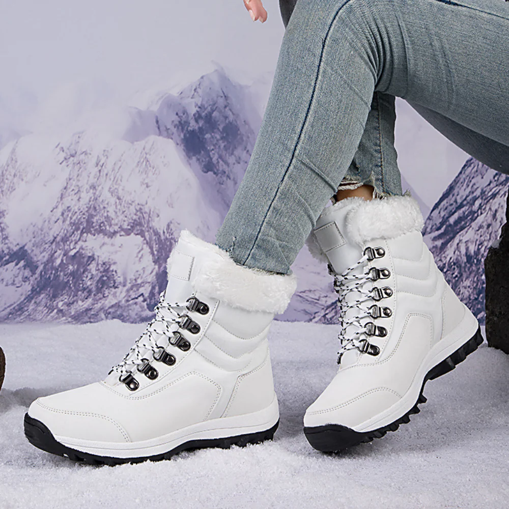 Bottes d'hiver chaudes Doublure polaire Déperlantes