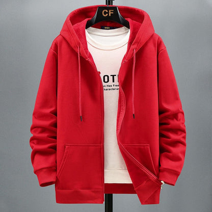 Sweat à capuche polaire doux zippé