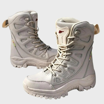 Wanderschuhe Hoch Leder Mesh Stabil und Komfortabel - IdealeKleiden