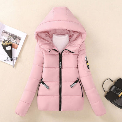 Doudoune matelassée femme chaude doublée capuche