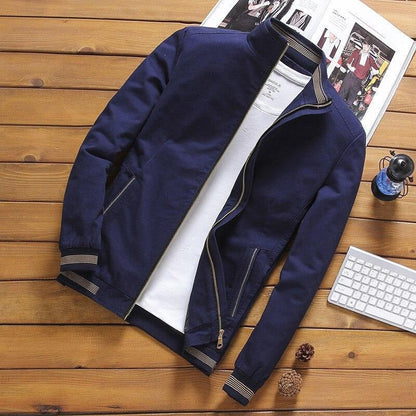 Blouson Aviateur Homme Style Décontracté Respirant