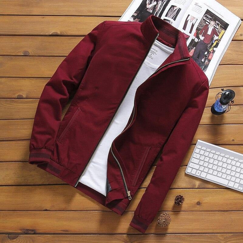 Blouson Aviateur Homme Style Décontracté Respirant