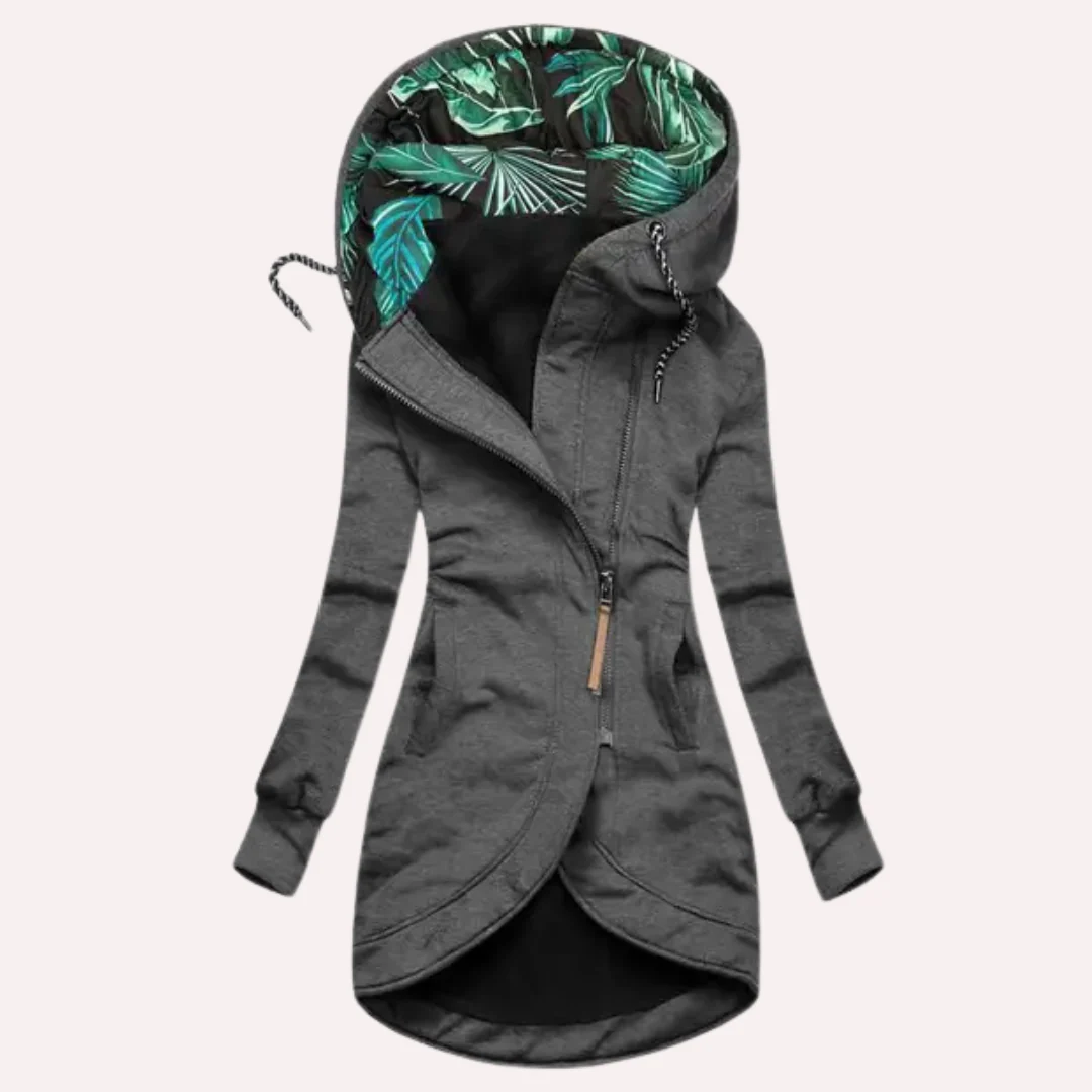 Veste polaire femme slim fit à capuche