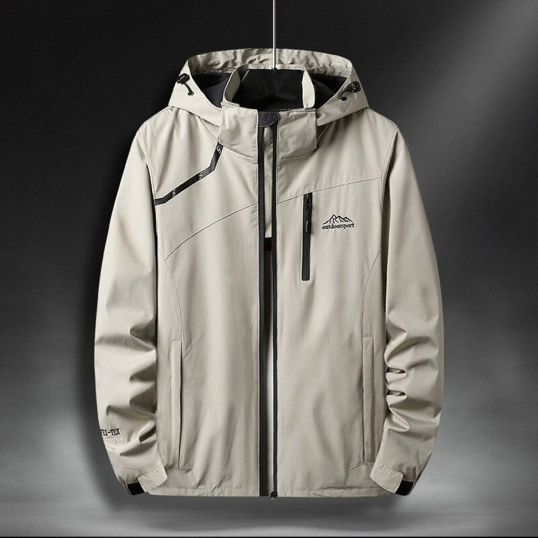 Veste de pluie imperméable pour homme avec capuche