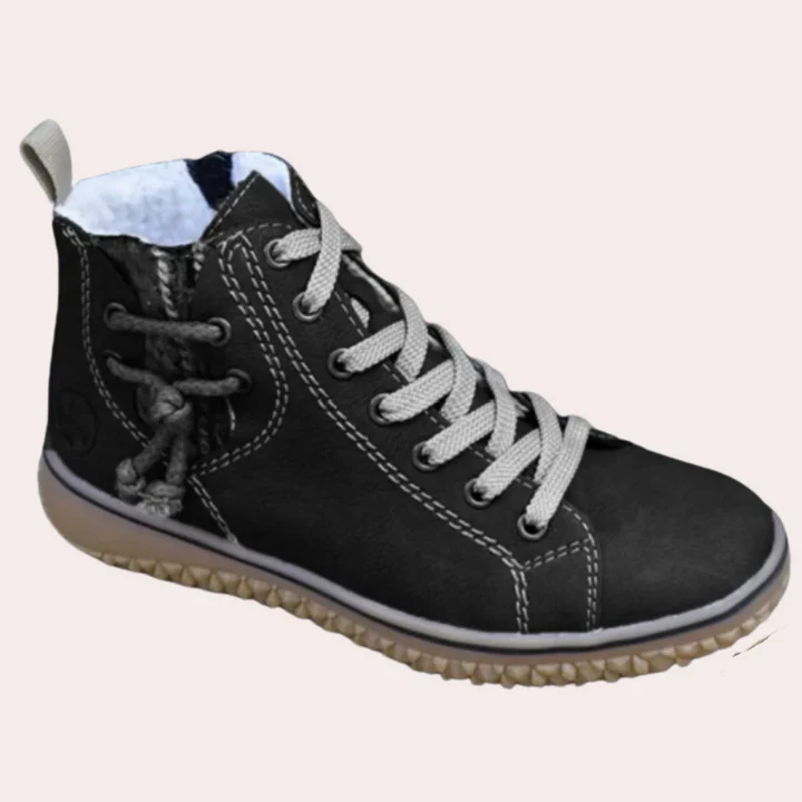 Chaussures femme Bottes Cuir lisse Lacets