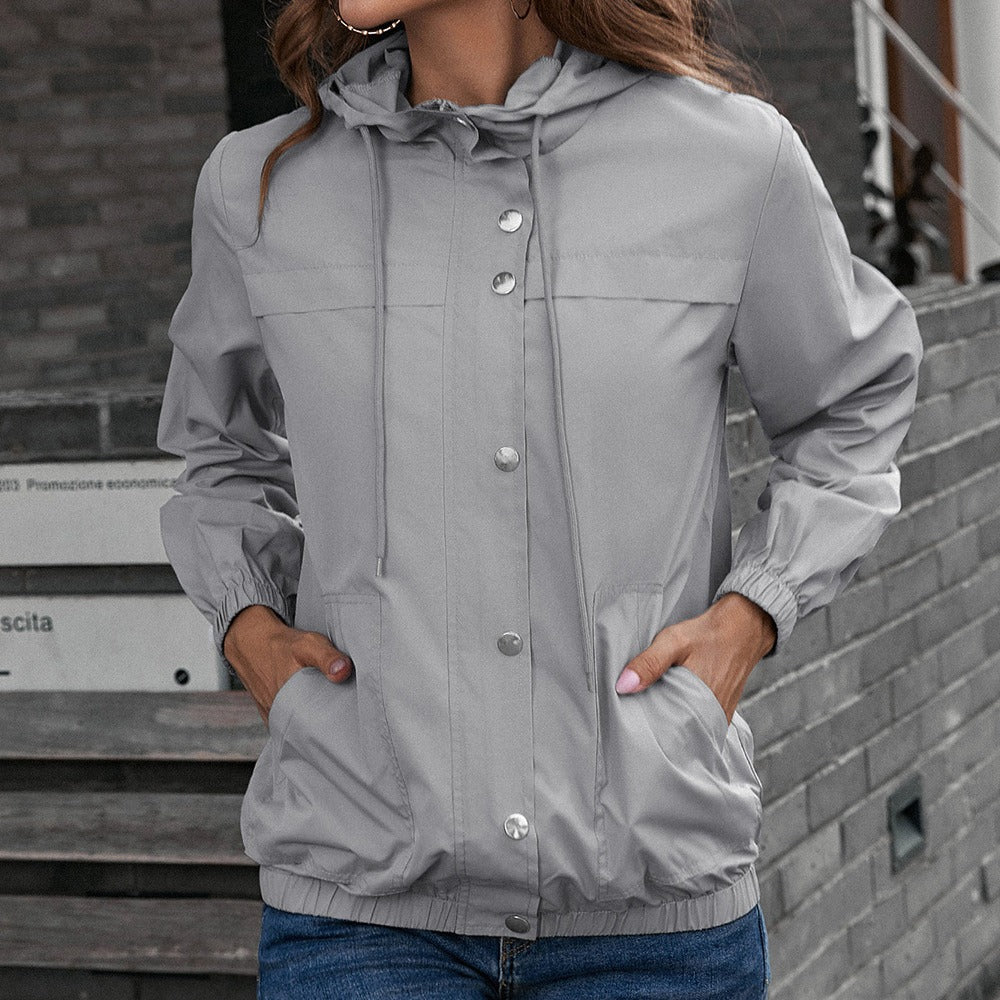 Imperméable Fonctionnel Capuche et Poches