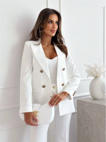 Blazer classique Femme Cintrée Élégant Polyvalent