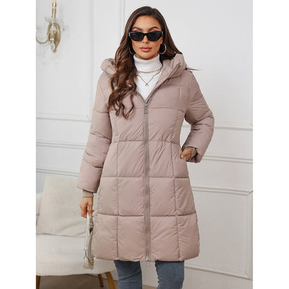 Manteau Femme Doublé Slim Fit Capuche