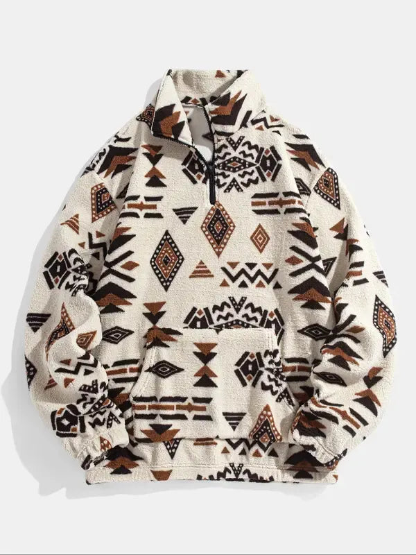 Sweaters en molleton à motifs Chauds et confortables