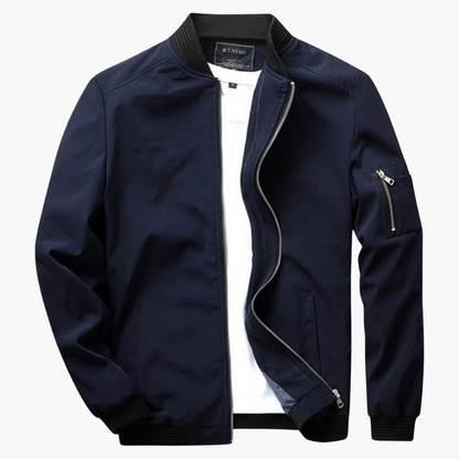Blouson aviateur slim fit Tissu lisse