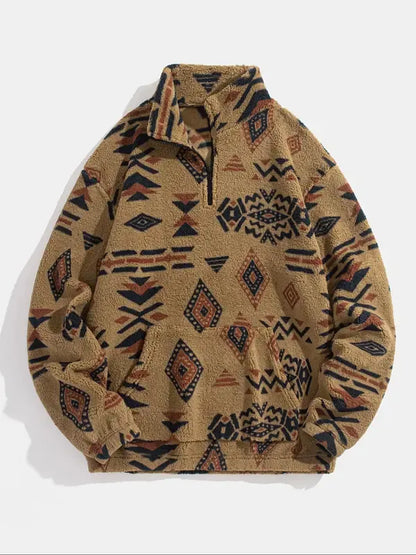 Sweaters en molleton à motifs Chauds et confortables