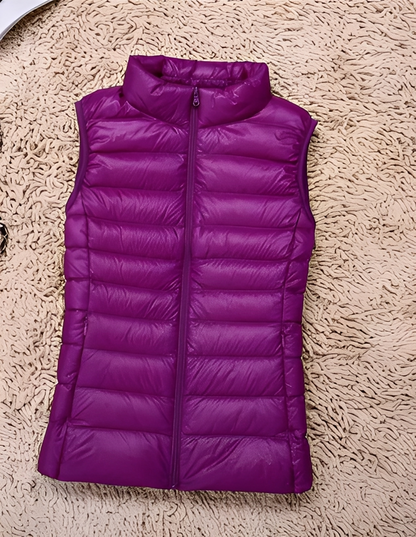 Gilet léger pour femme en duvet